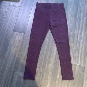 Woolx purple leggings size s